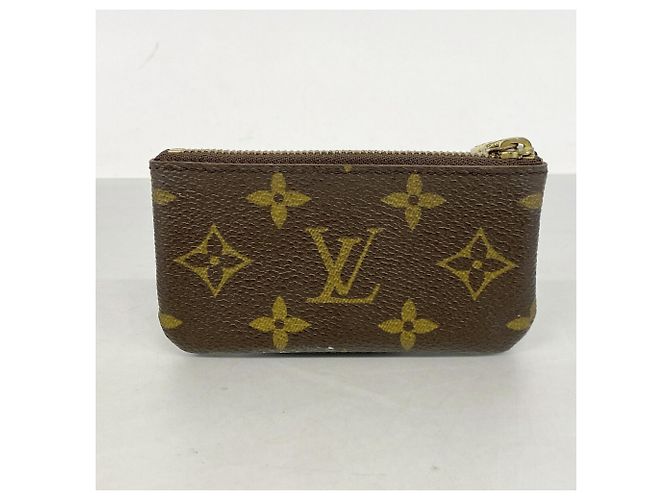 Louis Vuitton Monogram Pochette Clé Coin Case Braun - Ansicht 8
