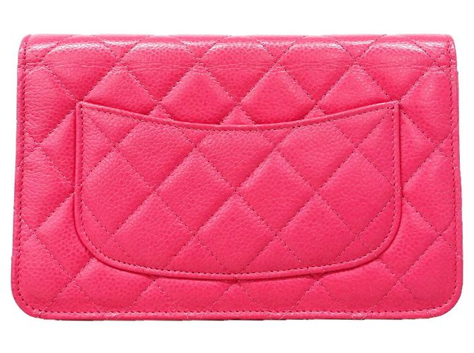 Portafoglio a spalla con catena Chanel Matelassé Rosa - vista 10