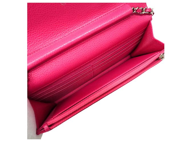 Portafoglio a spalla con catena Chanel Matelassé Rosa - vista 4