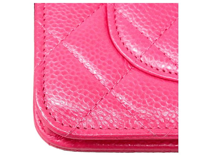 Portafoglio a spalla con catena Chanel Matelassé Rosa - vista 7