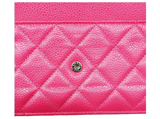 Portafoglio a spalla con catena Chanel Matelassé Rosa - vista 9
