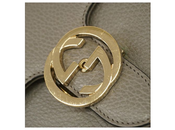 Borsa a tracolla Gucci Interlocking G Marrone - vista 9