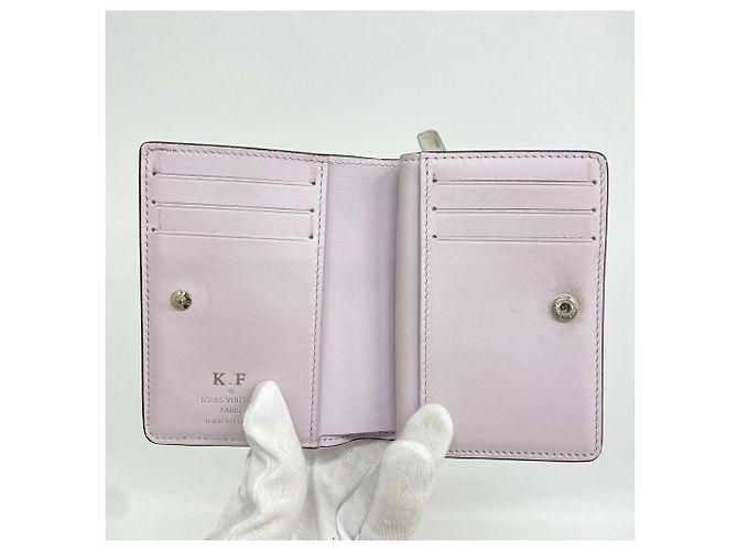 Louis Vuitton Mahina Portefeuille Wallet Bianco - vista 3