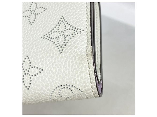 Louis Vuitton Mahina Portefeuille Wallet Bianco - vista 5