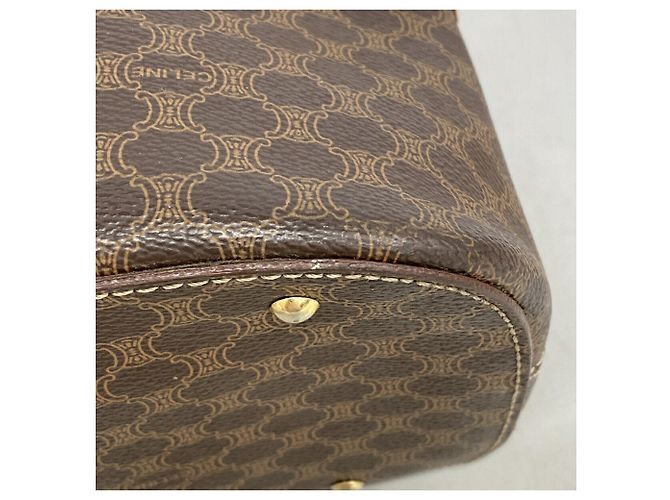 Céline Celine Macadam Brown 2-Way Handtasche Braun - Ansicht 10
