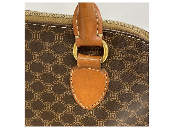 Céline Celine Macadam Brown 2-Way Handtasche Braun - Ansicht 11