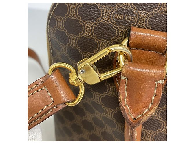 Céline Celine Macadam Brown 2-Way Handtasche Braun - Ansicht 6