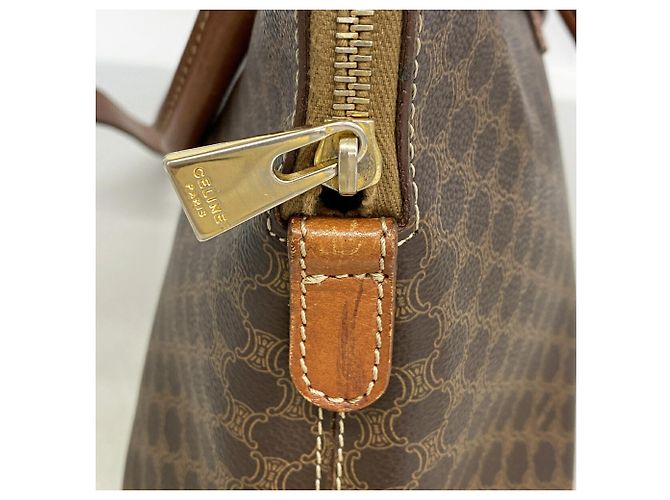 Céline Celine Macadam Brown 2-Way Handtasche Braun - Ansicht 8