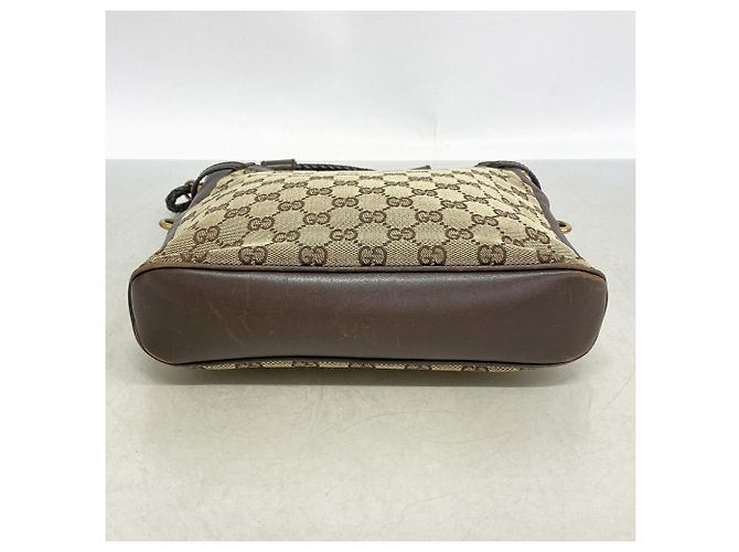 Borsa a tracolla Gucci GG Canvas Marrone - vista 3