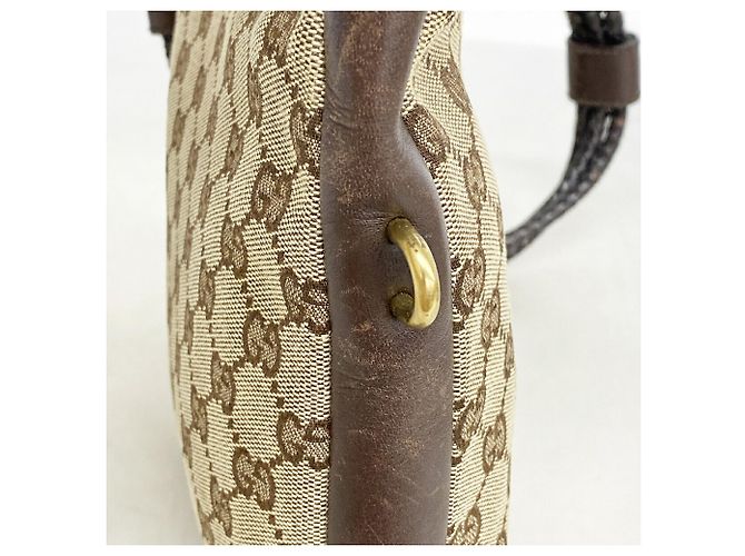 Borsa a tracolla Gucci GG Canvas Marrone - vista 8