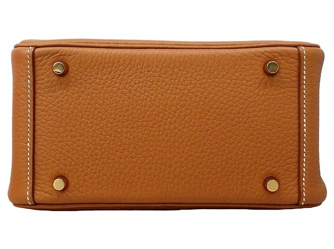 Hermès Borsa a mano Hermes Lindy Mini D'oro - vista 3