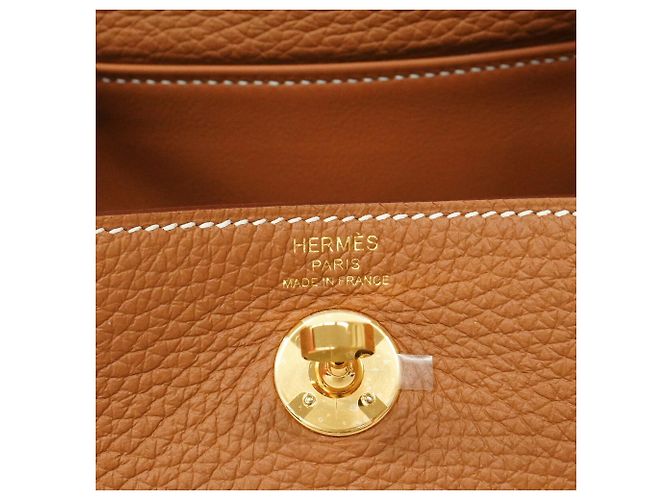 Hermès Borsa a mano Hermes Lindy Mini D'oro - vista 5