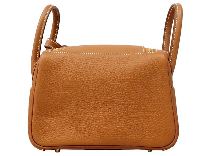Hermès Borsa a mano Hermes Lindy Mini D'oro - vista 6