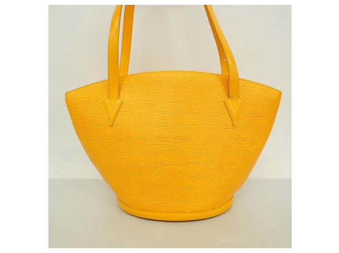 Borsa a tracolla Louis Vuitton Epi Saint Jacques Giallo - vista 12