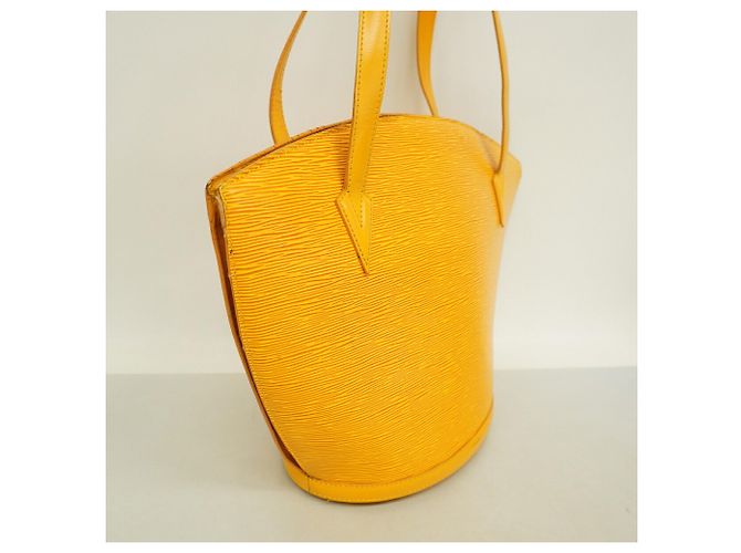 Borsa a tracolla Louis Vuitton Epi Saint Jacques Giallo - vista 2