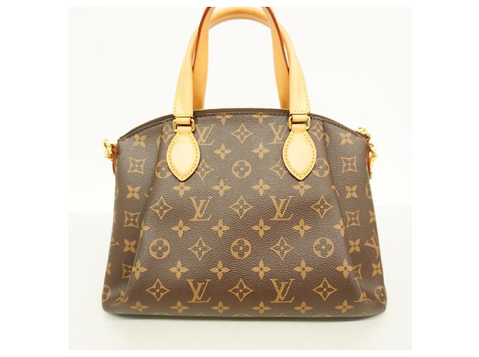 Borsa Louis Vuitton Monogram Rivoli PM Marrone - vista 10