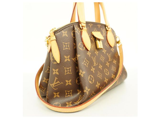 Borsa Louis Vuitton Monogram Rivoli PM Marrone - vista 2