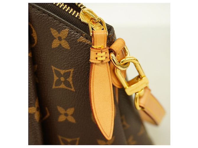 Borsa Louis Vuitton Monogram Rivoli PM Marrone - vista 8