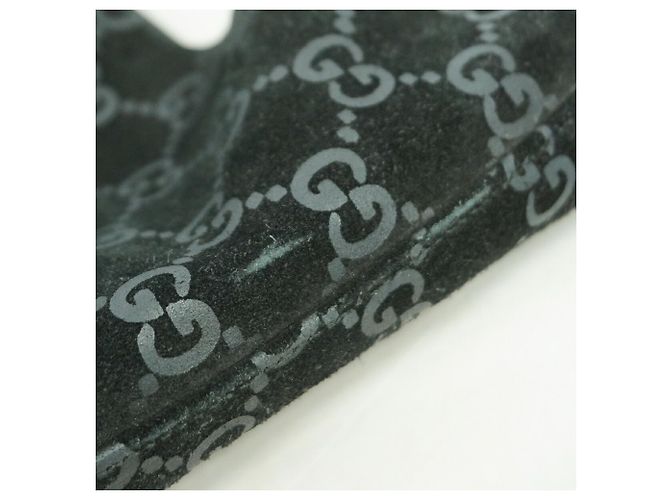 Borsa a tracolla Gucci in camoscio nero 001 3297 - vista 8