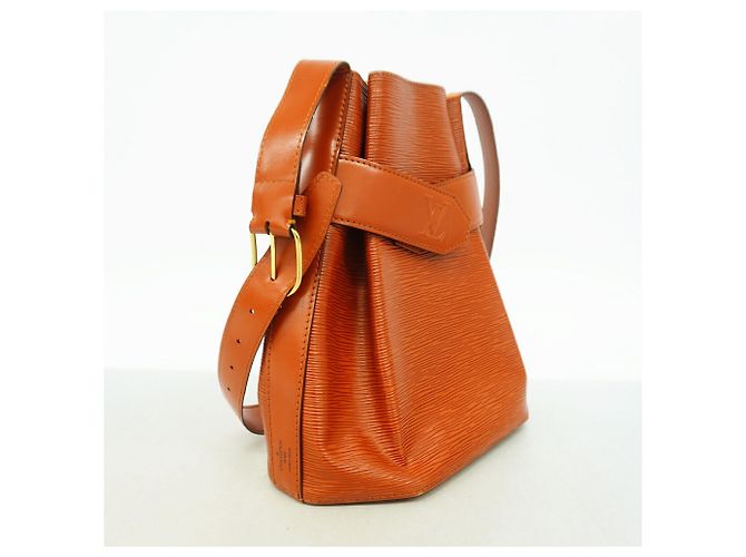 Louis Vuitton Epi Sac Depaule PM Shoulder Bag Marrone - vista 2