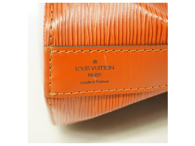Louis Vuitton Epi Sac Depaule PM Shoulder Bag Marrone - vista 5