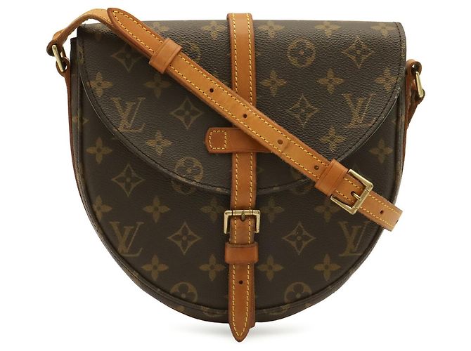 Borsa a tracolla Louis Vuitton Monogram Chantilly Pochette M51233 Marrone Monogramma - vista 2