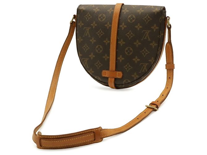 Borsa a tracolla Louis Vuitton Monogram Chantilly Pochette M51233 Marrone Monogramma - vista 3