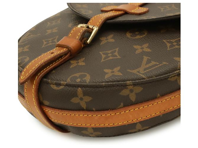 Borsa a tracolla Louis Vuitton Monogram Chantilly Pochette M51233 Marrone Monogramma - vista 4