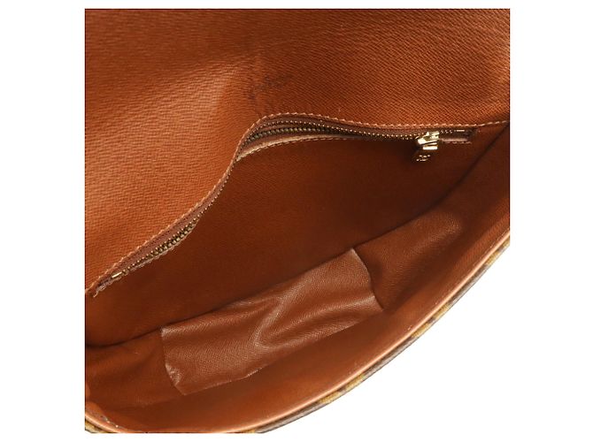 Borsa a tracolla Louis Vuitton Monogram Chantilly Pochette M51233 Marrone Monogramma - vista 7