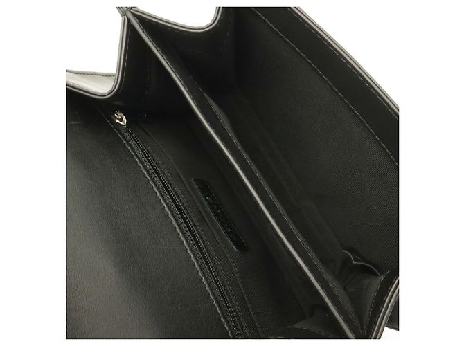 Borsa a tracolla Chanel Coco Mark Chain Nero - vista 6