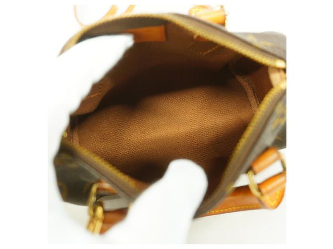 Borsa a mano Louis Vuitton Monogram Mini Speedy M41534 Marrone - vista 4