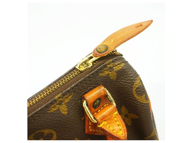 Borsa a mano Louis Vuitton Monogram Mini Speedy M41534 Marrone - vista 7