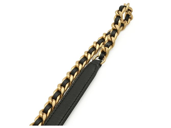 Chanel V-stitch Coco Mark Handtasche Schwarz - Ansicht 6