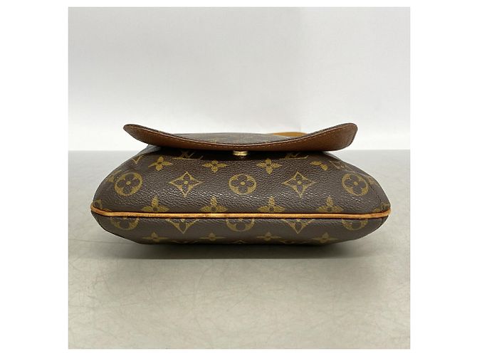 Borsa a tracolla Louis Vuitton Monogram Musette Salsa Marrone - vista 3