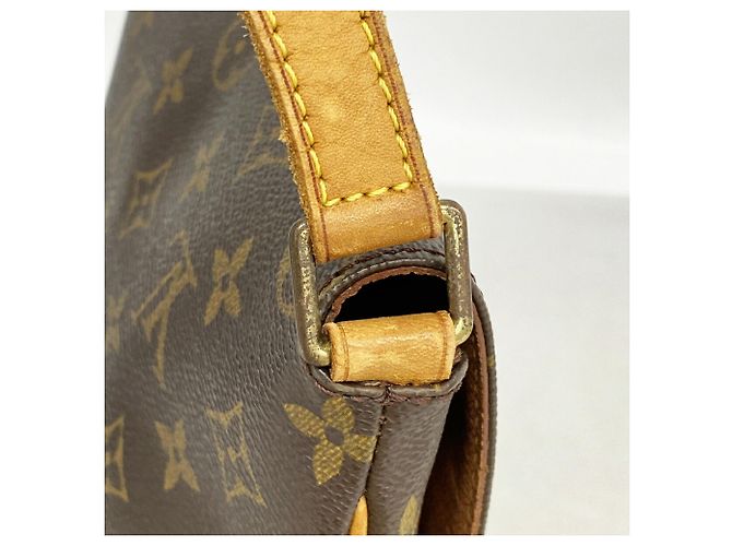 Borsa a tracolla Louis Vuitton Monogram Musette Salsa Marrone - vista 7