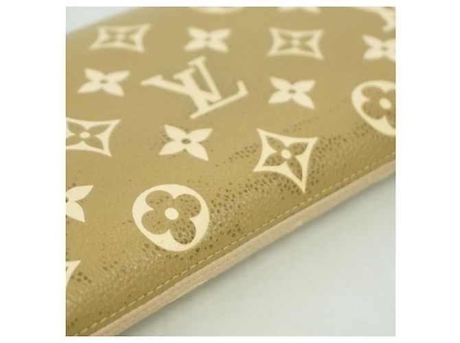 Louis Vuitton Monogram Empreinte Bicolor Zippy Wallet Beige Khaki - Ansicht 6