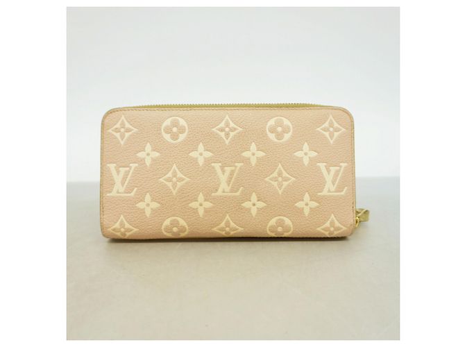 Louis Vuitton Monogram Empreinte Bicolor Zippy Wallet Beige Khaki - Ansicht 8