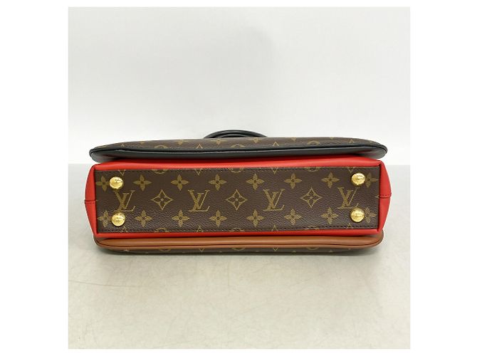 Borsa Louis Vuitton Monogram Millefeuille Marrone Nero Rosso - vista 3