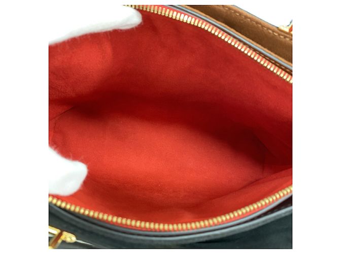 Borsa Louis Vuitton Monogram Millefeuille Marrone Nero Rosso - vista 4