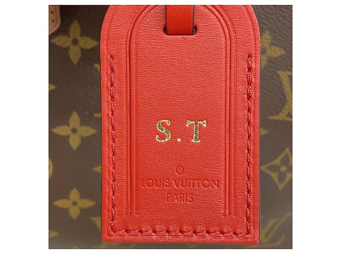 Borsa Louis Vuitton Monogram Millefeuille Marrone Nero Rosso - vista 6