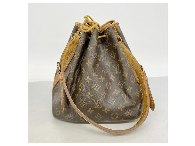 Noe Louis Vuitton Monogram Petit Noé Schultertasche Braun - Ansicht 10
