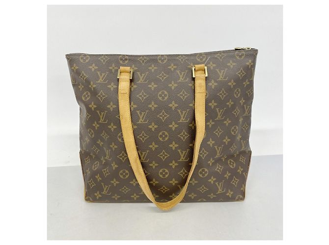 Borsa Cabas Mezzo Monogram Louis Vuitton Marrone - vista 12