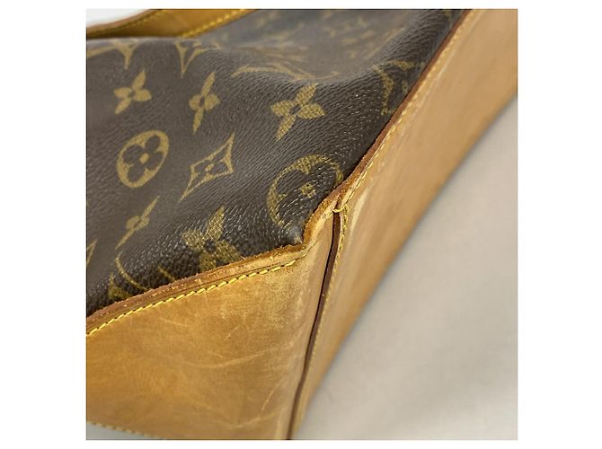 Borsa Cabas Mezzo Monogram Louis Vuitton Marrone - vista 6