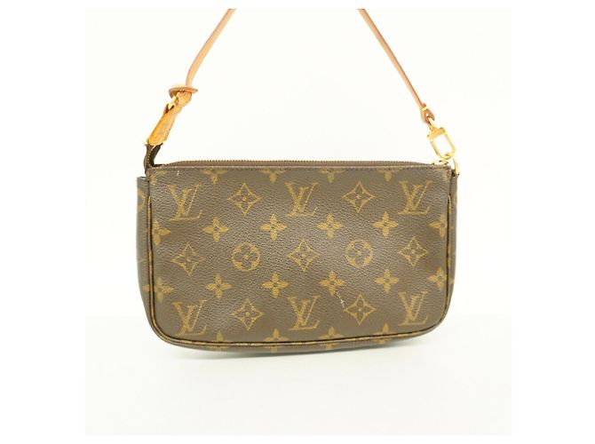 Louis Vuitton Monogram Pochette Accessoires M51980 Marrone - vista 9