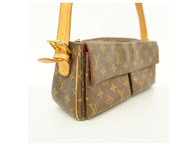 Borsa a tracolla Louis Vuitton Monogram Vivacite MM Marrone - vista 2
