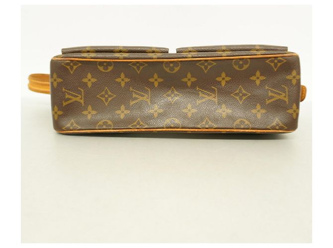 Borsa a tracolla Louis Vuitton Monogram Vivacite MM Marrone - vista 3