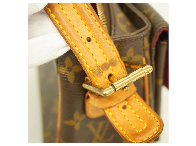 Borsa a tracolla Louis Vuitton Monogram Vivacite MM Marrone - vista 8