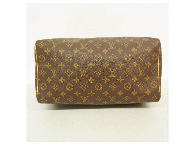 Bolso Louis Vuitton Monogram Speedy 35 Castaño - vista 3
