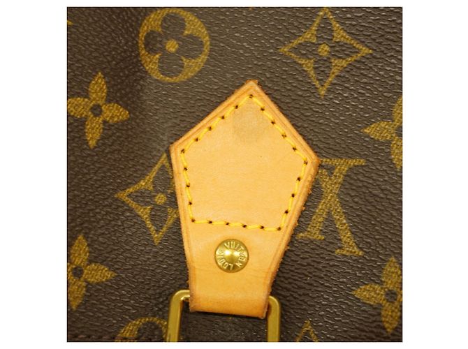 Bolso Louis Vuitton Monogram Speedy 35 Castaño - vista 9