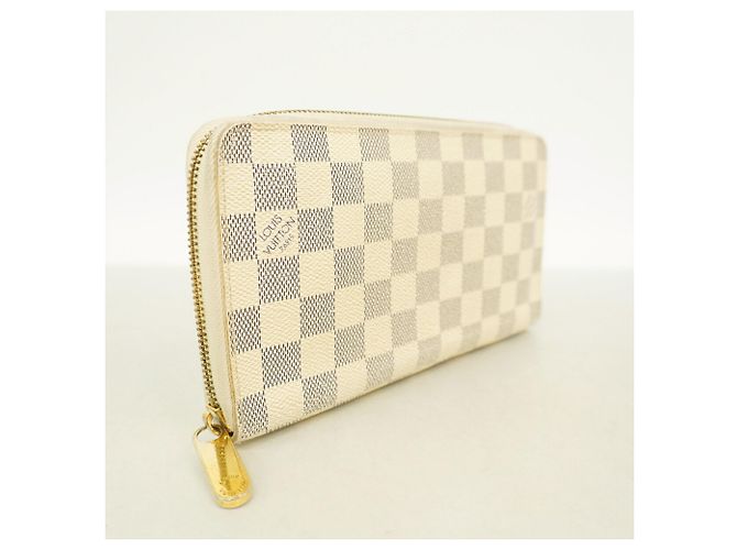 Louis Vuitton Damier Azur Zippy Organizer Long Wallet N60012 Bianco - vista 2